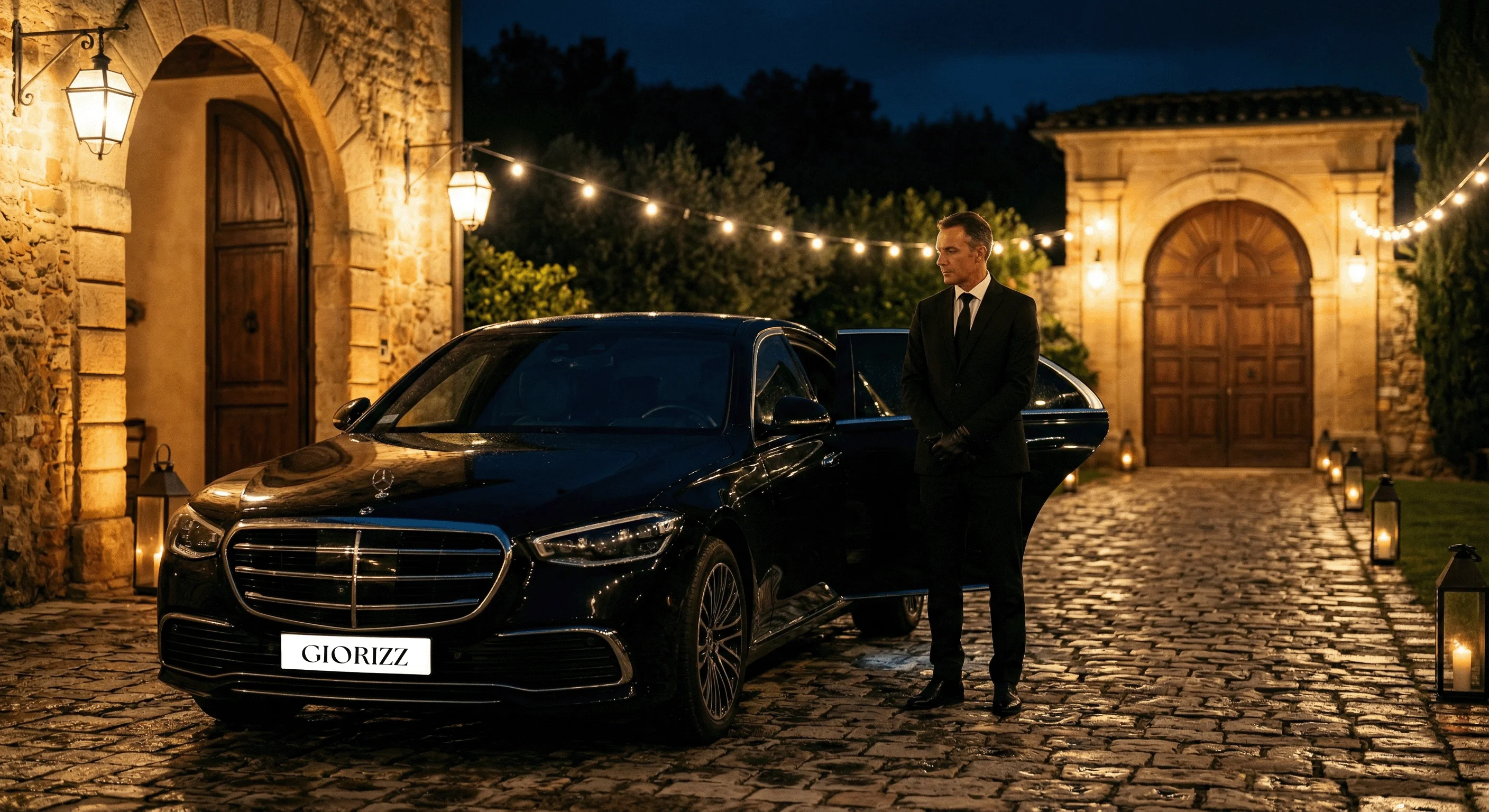 Evening gala chauffeur — discreet luxury service