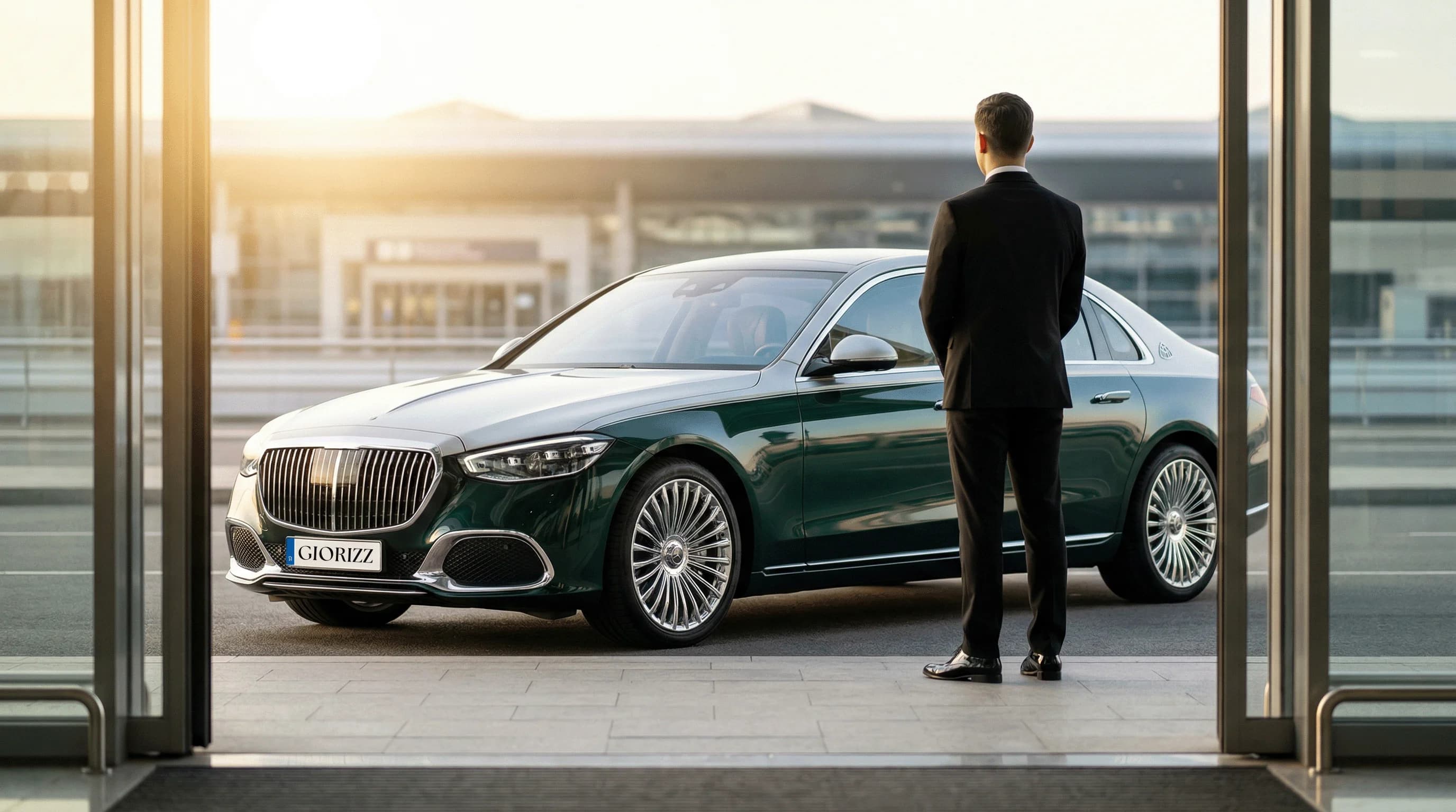 Luxury airport transfer chauffeur service in Sicily