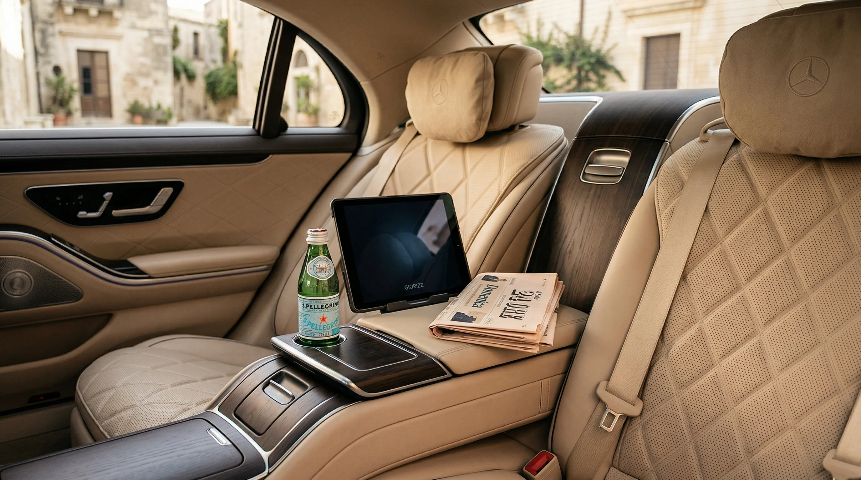 GIORIZZ First Class interior — controlled environment